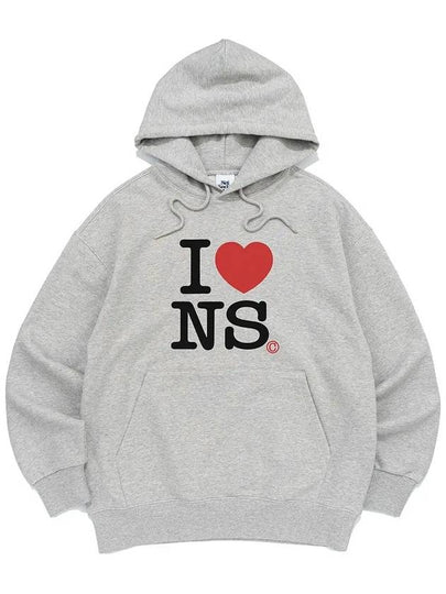 I HEART NS HOOD MELANGE - NET SOCIAL CLUB - BALAAN 2