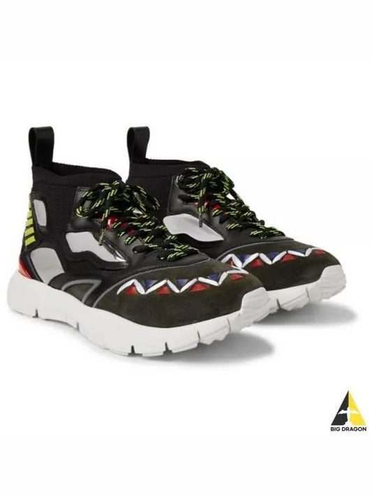 PY0S0A71 Heroes Reflex Sneakers Black Multicolor UQF DBK - VALENTINO - BALAAN 1