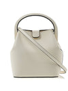 V Logo Micro Bucket Bag White - VALENTINO - BALAAN 4