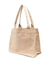 Cream Large Canvas Tote Bag Butter - GANNI - BALAAN 4