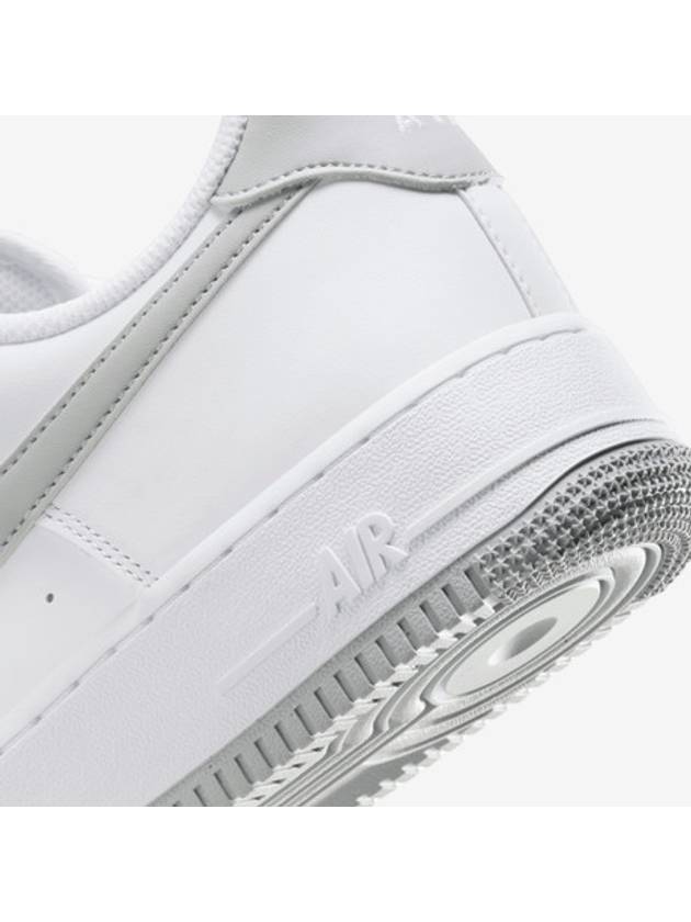 Air Force 1 07 Low Top Sneakers White Light Smoke Grey - NIKE - BALAAN 7