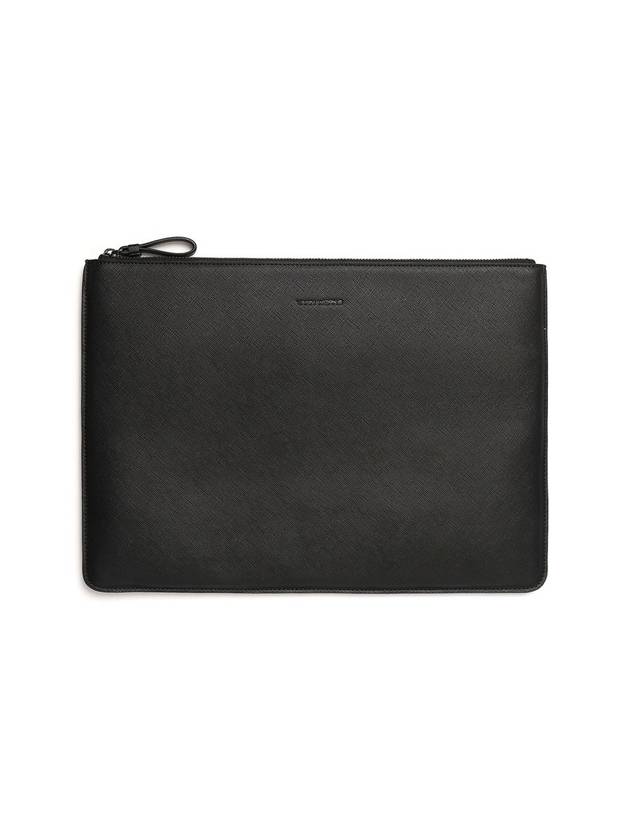 Saffiano Classic Clutch Bag Black - VANN WORKS - BALAAN 2