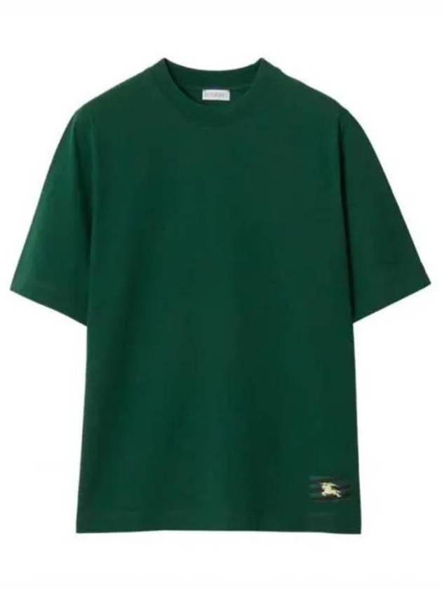 EKD Cotton Short Sleeve T-Shirt Green - BURBERRY - BALAAN 2