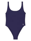 Collar Scoop Neck One-Piece Swimsuit SM971NA - SPORTY & RICH - BALAAN 1