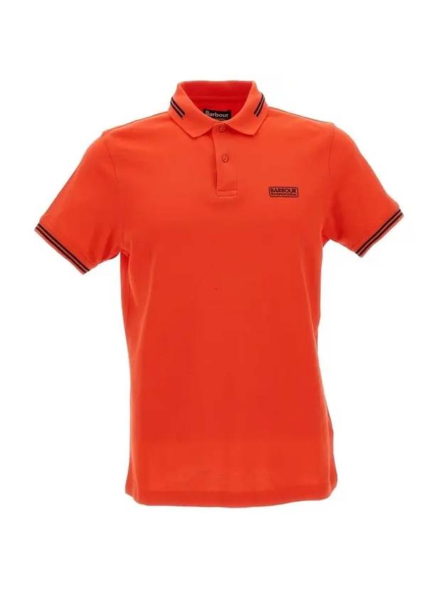 International Essential Tipped Polo Shirt Orange - BARBOUR - BALAAN 1