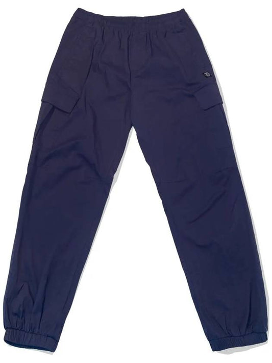Woven Cargo Cotton Pants Navy - OFFGRID - BALAAN 1