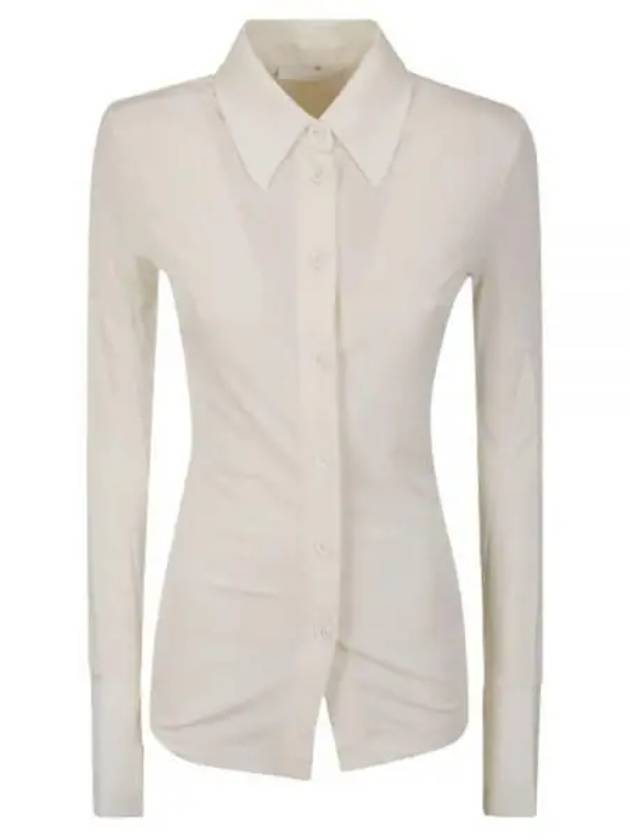 Slim Fit Jersey Shirt White - HELMUT LANG - BALAAN 2