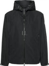 Traversier Hooded Jacket Black - MONCLER - BALAAN 2