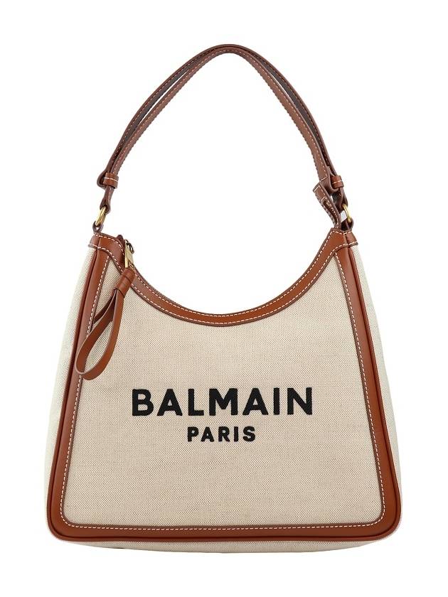 B-Army Leather Shoulder Bag Brown Beige - BALMAIN - BALAAN 2