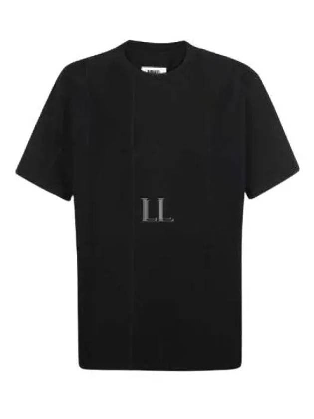 Oversized Cotton Short Sleeved T-shirt Black - MAISON MARGIELA - BALAAN 2