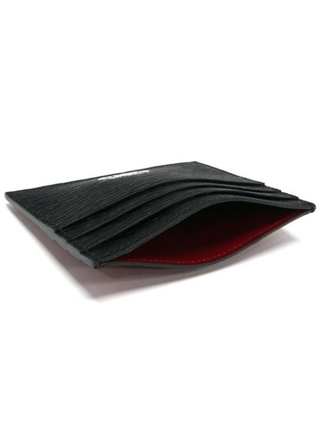 Revival Gancini Card Wallet Black - SALVATORE FERRAGAMO - BALAAN 5