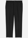 Banding Cropped Straight Pants Black - AMI - BALAAN 2