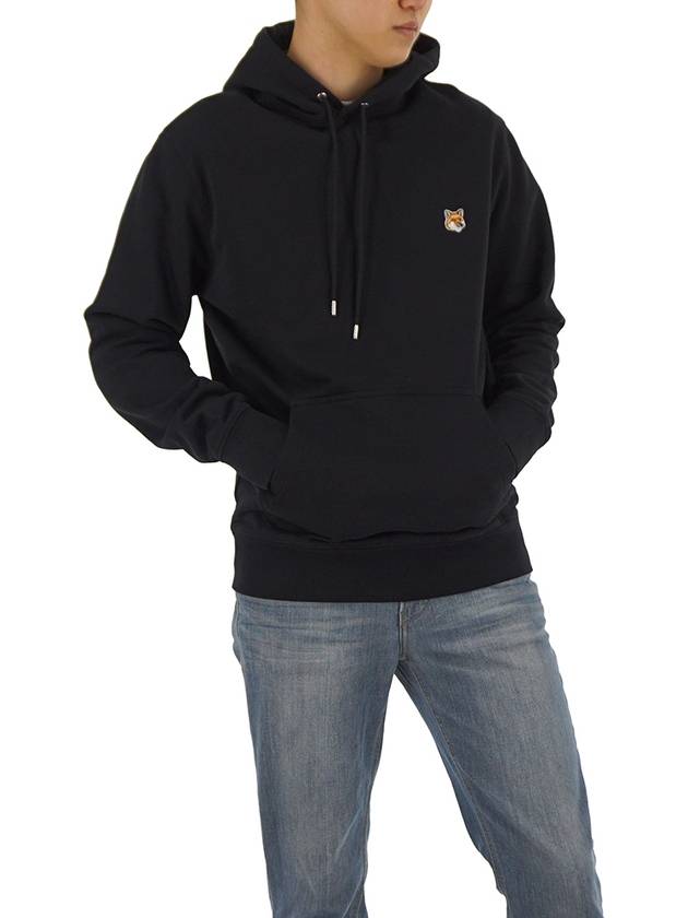 Fox Head Patch Regular Hoodie Black - MAISON KITSUNE - BALAAN 5