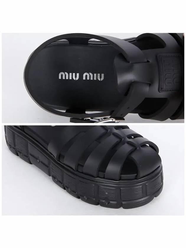 EVA Platform Cage Sandals Black - MIU MIU - BALAAN 5