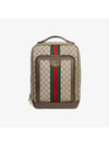 Ophidia GG Leather Medium Backpack Beige - GUCCI - BALAAN 2