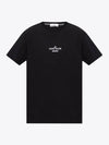 Archivio PVC Print Short Sleeve T-Shirt Black - STONE ISLAND - BALAAN 2