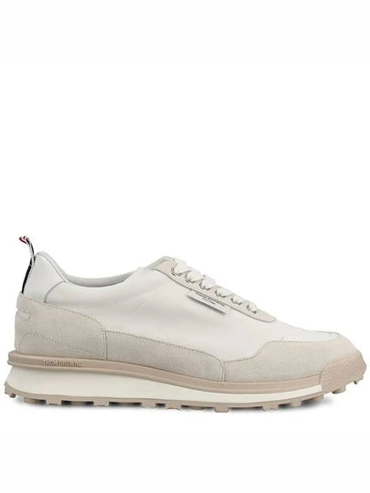 Alumni Eco Nylon Sneaker Tonal White Fun Mix - THOM BROWNE - BALAAN 2