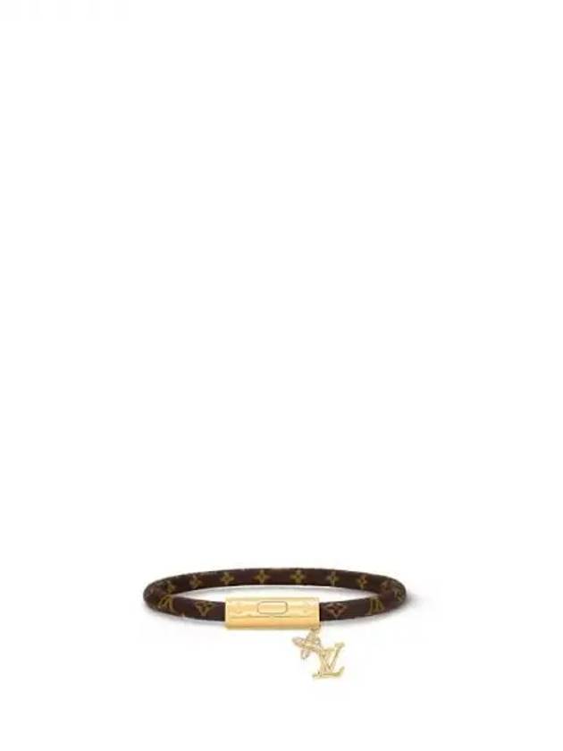 LV Push Monogram Bracelet Gold Brown - LOUIS VUITTON - BALAAN 2