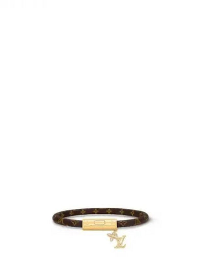 LV Push Monogram Bracelet Gold Brown - LOUIS VUITTON - BALAAN 2