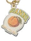 Unisex Peach Keychain A5000-135 - GANNI - 4