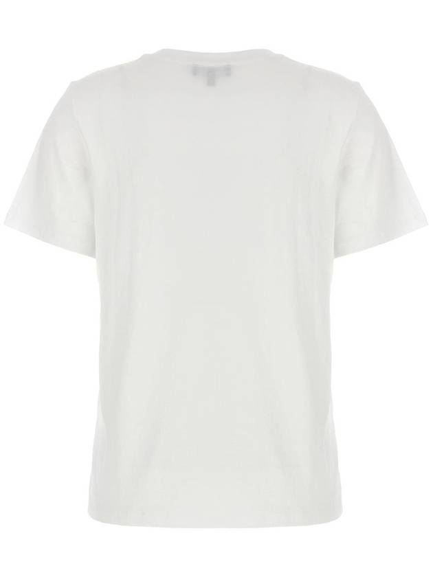 Women's Easy EASY Organic Cotton Short Sleeve T-Shirt White - THEORY - BALAAN 3