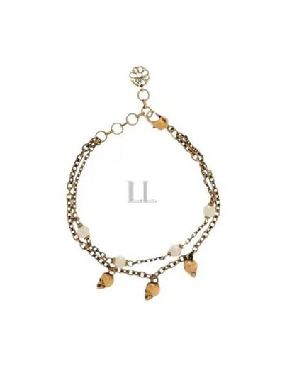 Pearl School Chain Bracelet Gold - ALEXANDER MCQUEEN - BALAAN 2