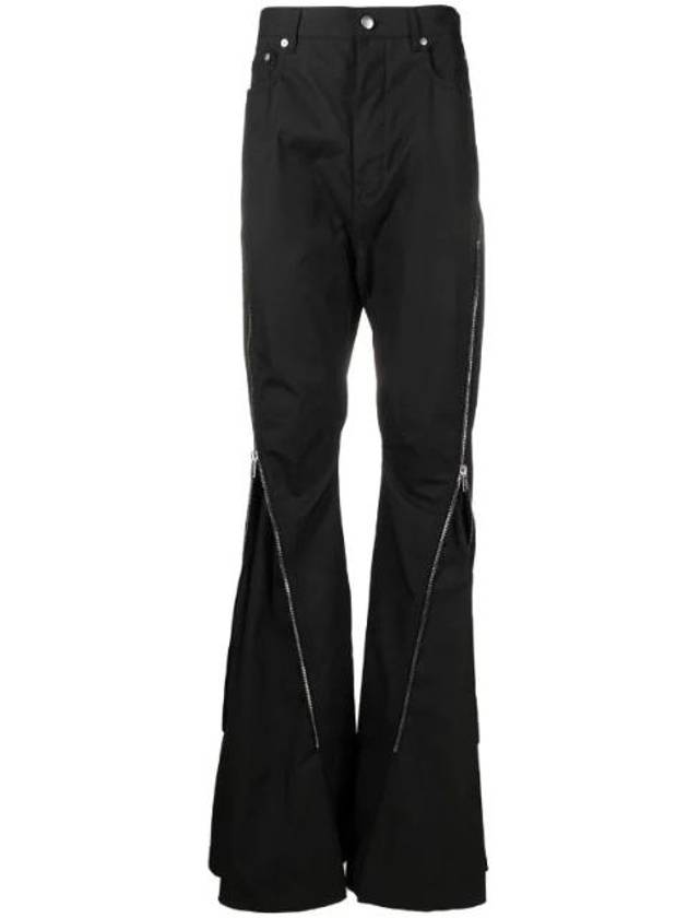 Bolan Banana Flare Wide Pants Black - RICK OWENS - BALAAN 1