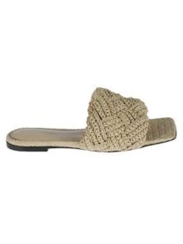 Lido Intrecciato Flat Slipper Beige - BOTTEGA VENETA - BALAAN 2