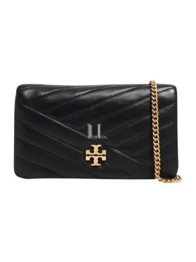 Kira Chevron Chain Cross Bag Black - TORY BURCH - BALAAN 2