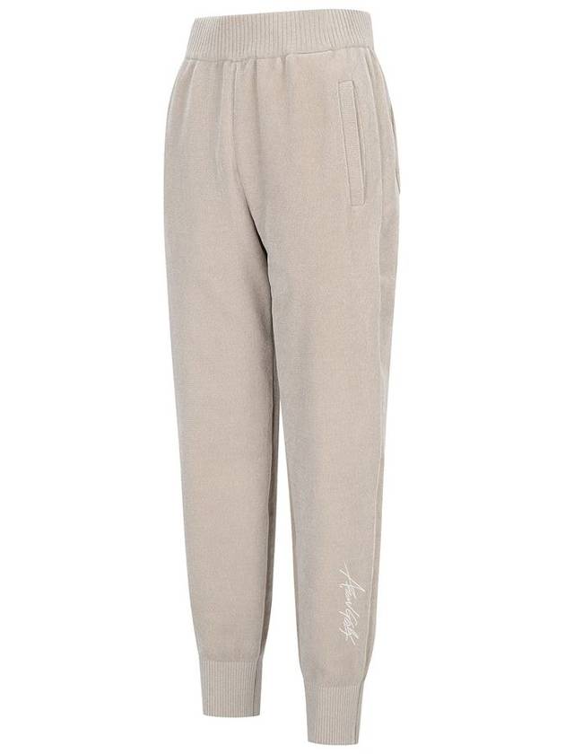 Official W CHANILLE KNIT JOGGER PT LE - ANEWGOLF - BALAAN 3