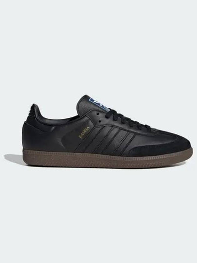 Samba OG Leather Low Top Sneakers Core Black - ADIDAS - BALAAN 2