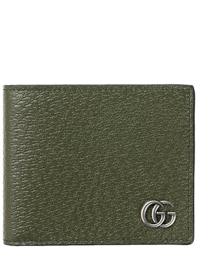 GG Marmont Leather Half Wallet Forest Green - GUCCI - BALAAN 2