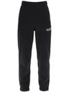 Side Logo Cotton Jogger Track Pants Black - GANNI - BALAAN 2