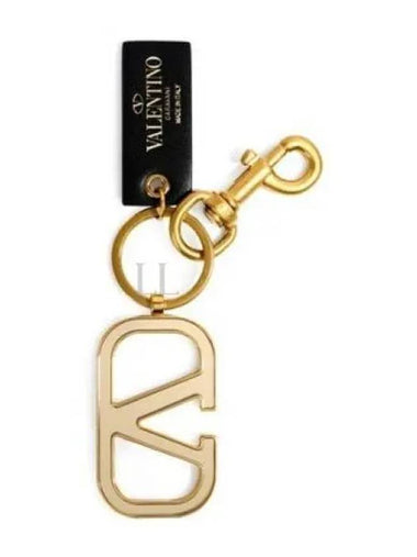 V Logo Signature Keyring Unisex P0R81LHP KM5 - VALENTINO - BALAAN 1