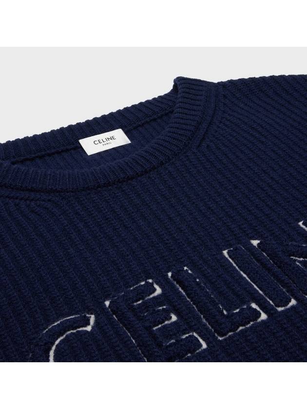 oversized crew neck sweater wool - CELINE - BALAAN 2