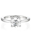 Women's Sparkling Solitaire Ring Silver - PANDORA - BALAAN 3