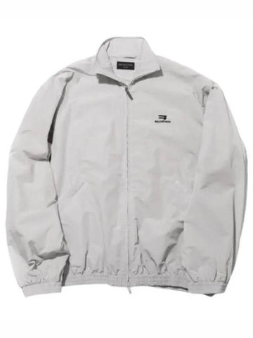 Logo technical track zip up jacket men - BALENCIAGA - BALAAN 1