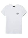 Denise Embroidered Short Sleeve T-shirt White - A.P.C. - BALAAN 3