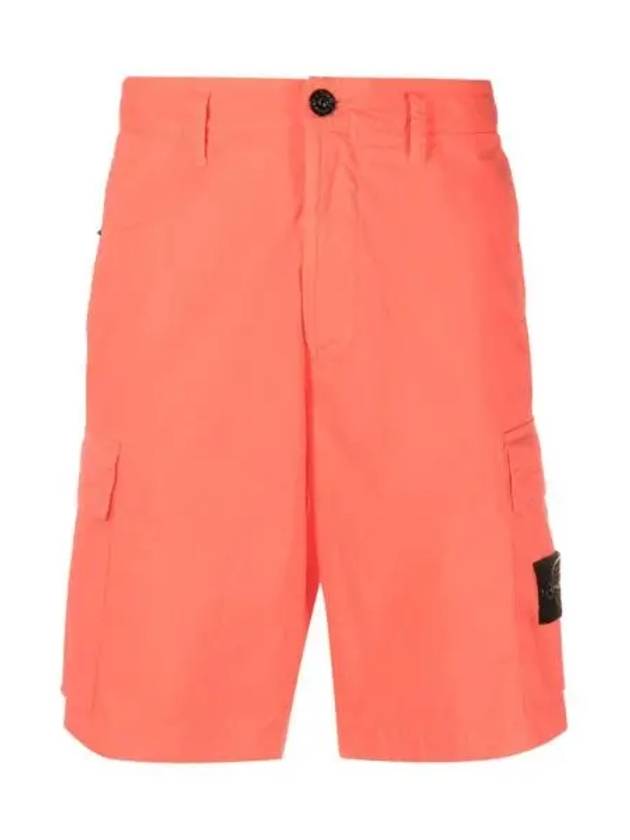 Cargo Bermuda Shorts Orange - STONE ISLAND - BALAAN 2