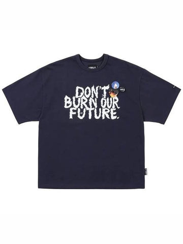 DBOF logo short sleeve t-shirt navy - AJOBYAJO - BALAAN 1