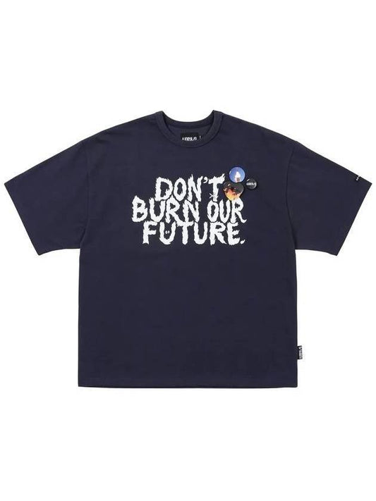 DBOF logo short sleeve t-shirt navy - AJOBYAJO - BALAAN 1