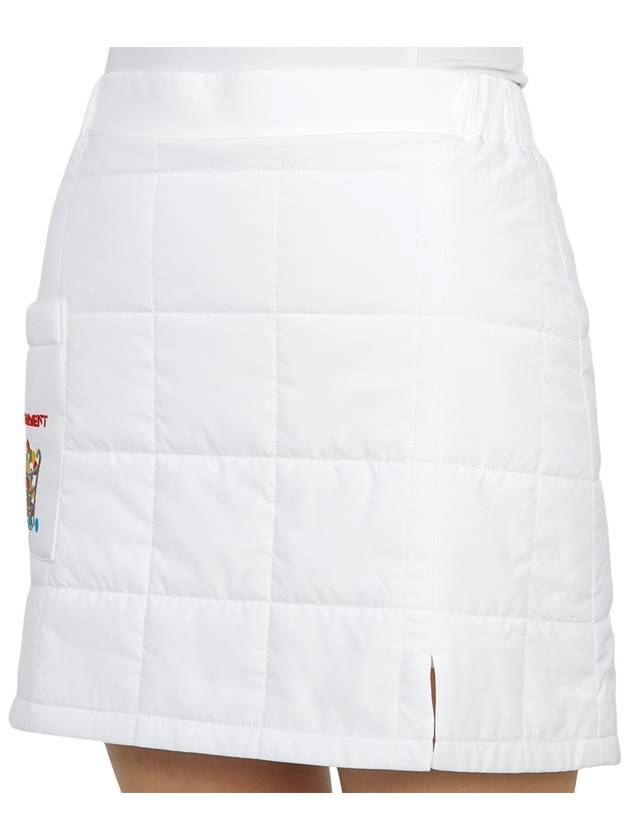 Women's Padded H-Line Skirt White - HORN GARMENT - BALAAN 9