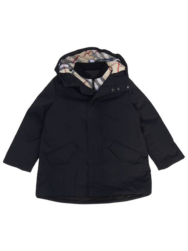 Kids Padded Parka Black - BURBERRY - BALAAN 3