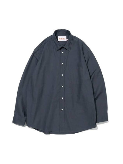 Cation Standard Paper Ver.2 Long Sleeve Shirt Navy - KINDS - BALAAN 2