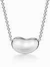 Silver Empty Pendant Necklace Elsa Peretti 12mm Necklace 25185 - TIFFANY & CO. - BALAAN 9