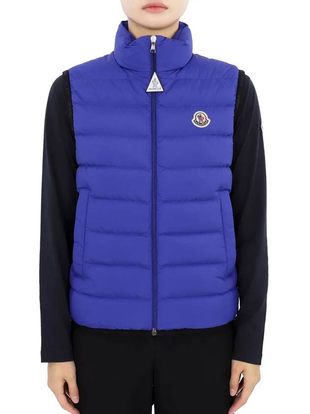 Kids CONTRIN down padded vest blue 1A00105 54A81 734 12 14A adult wearable - MONCLER - BALAAN 3