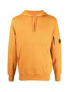 Men's Lens Wappen Fleece Hoodie Orange - CP COMPANY - BALAAN 3