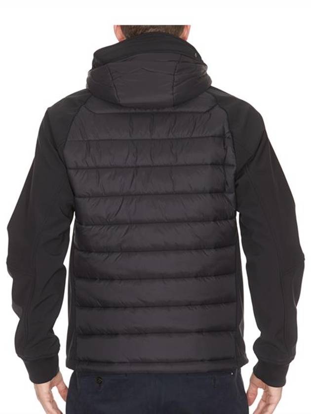 Goggle Padded Hooded Jacket Black - CP COMPANY - BALAAN 6