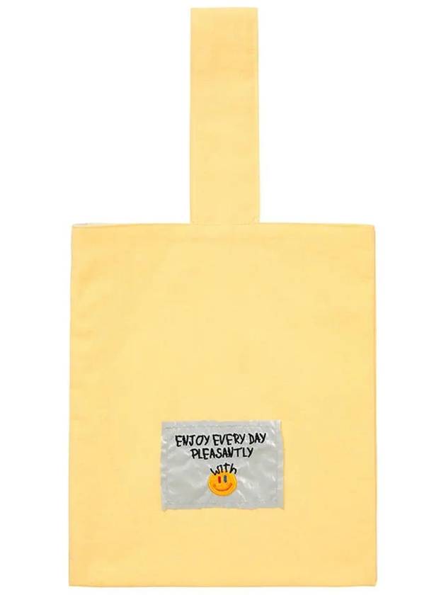 Lala Eco Tote Bag Yellow - LALA SMILE - BALAAN 5