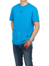 Clint Men s Short Sleeve T Shirt PMTSRE08 BLUE JEWEL - PARAJUMPERS - BALAAN 4